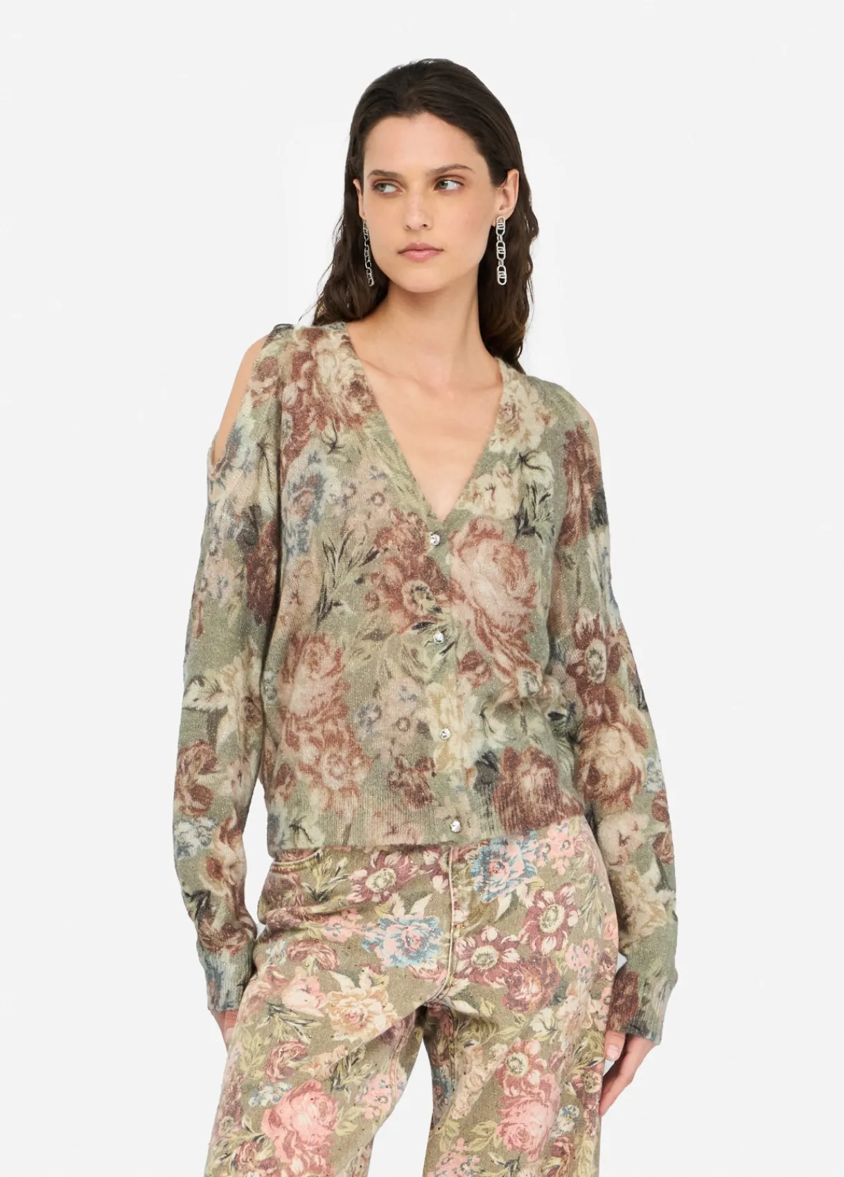 Liu Jo Cardigan en alpaga et laine|Femme Mailles