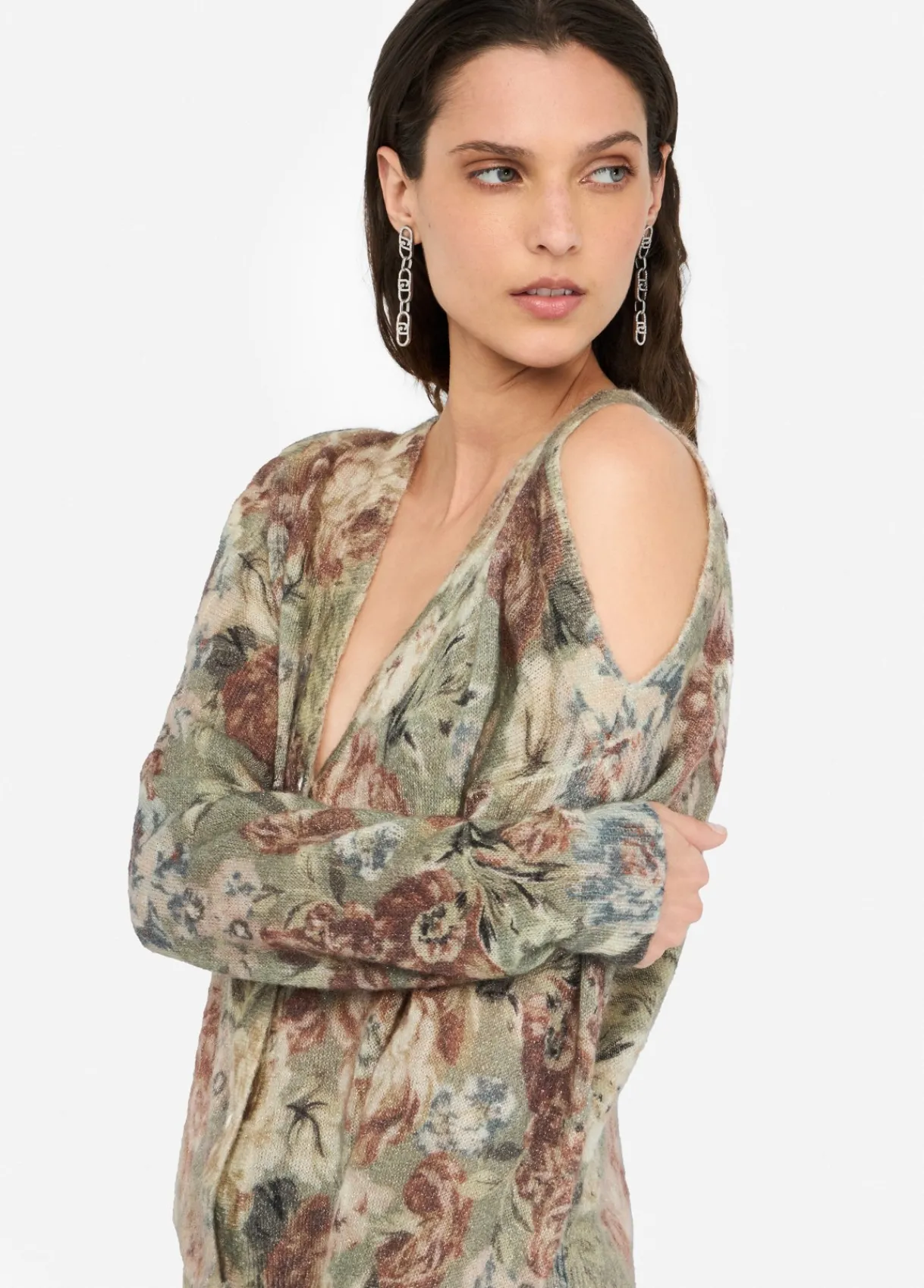 Liu Jo Cardigan en alpaga et laine|Femme Mailles