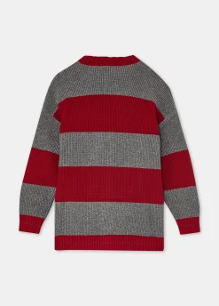 Liu Jo Cardigan en Lurex® à rayures|Enfant Pull Et Sweatshirts