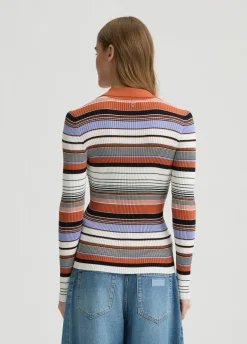 Liu Jo Cardigan en maille à rayures|Femme Mailles
