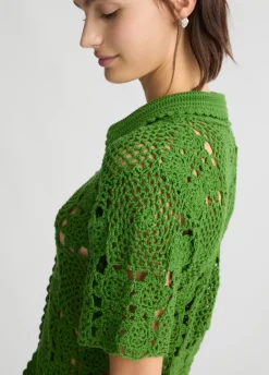 Liu Jo Cardigan en maille crochet|Femme Mailles