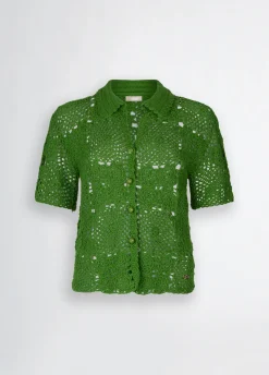 Liu Jo Cardigan en maille crochet|Femme Mailles