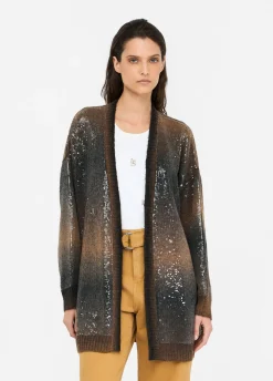 Liu Jo Cardigan long avec paillettes|Femme Mailles