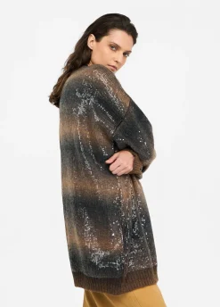 Liu Jo Cardigan long avec paillettes|Femme Mailles
