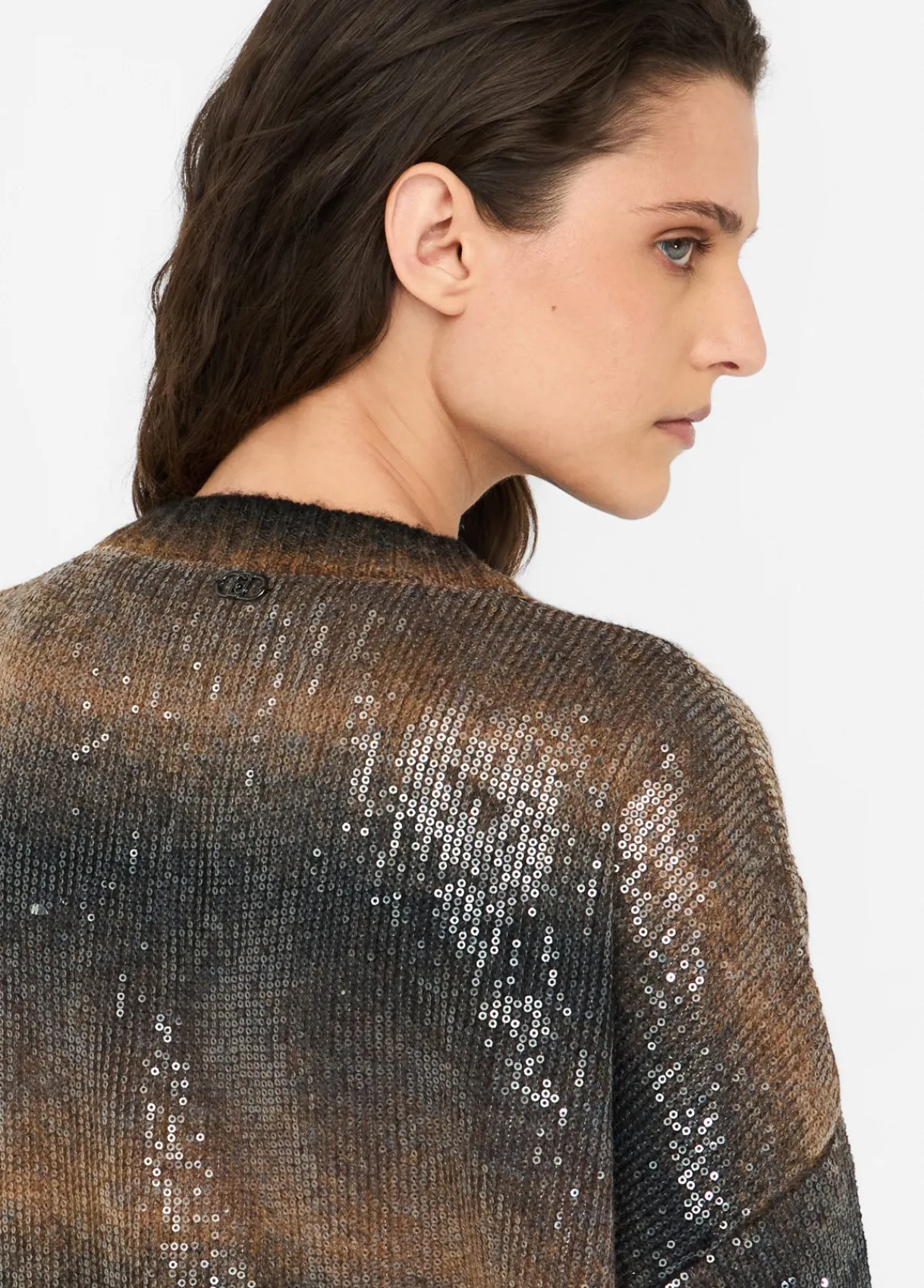 Liu Jo Cardigan long avec paillettes|Femme Mailles