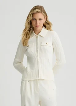 Liu Jo Cardigan long avec zip|Femme Vêtements De Sport|Mailles