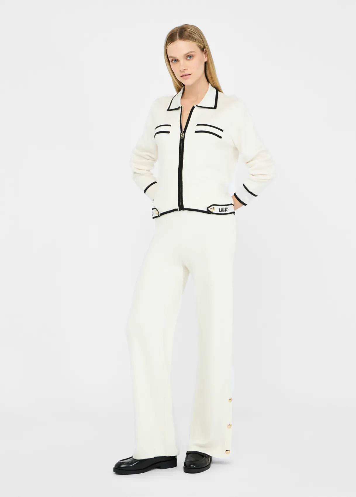 Liu Jo Cardigan long avec zip|Femme Vêtements De Sport|Mailles