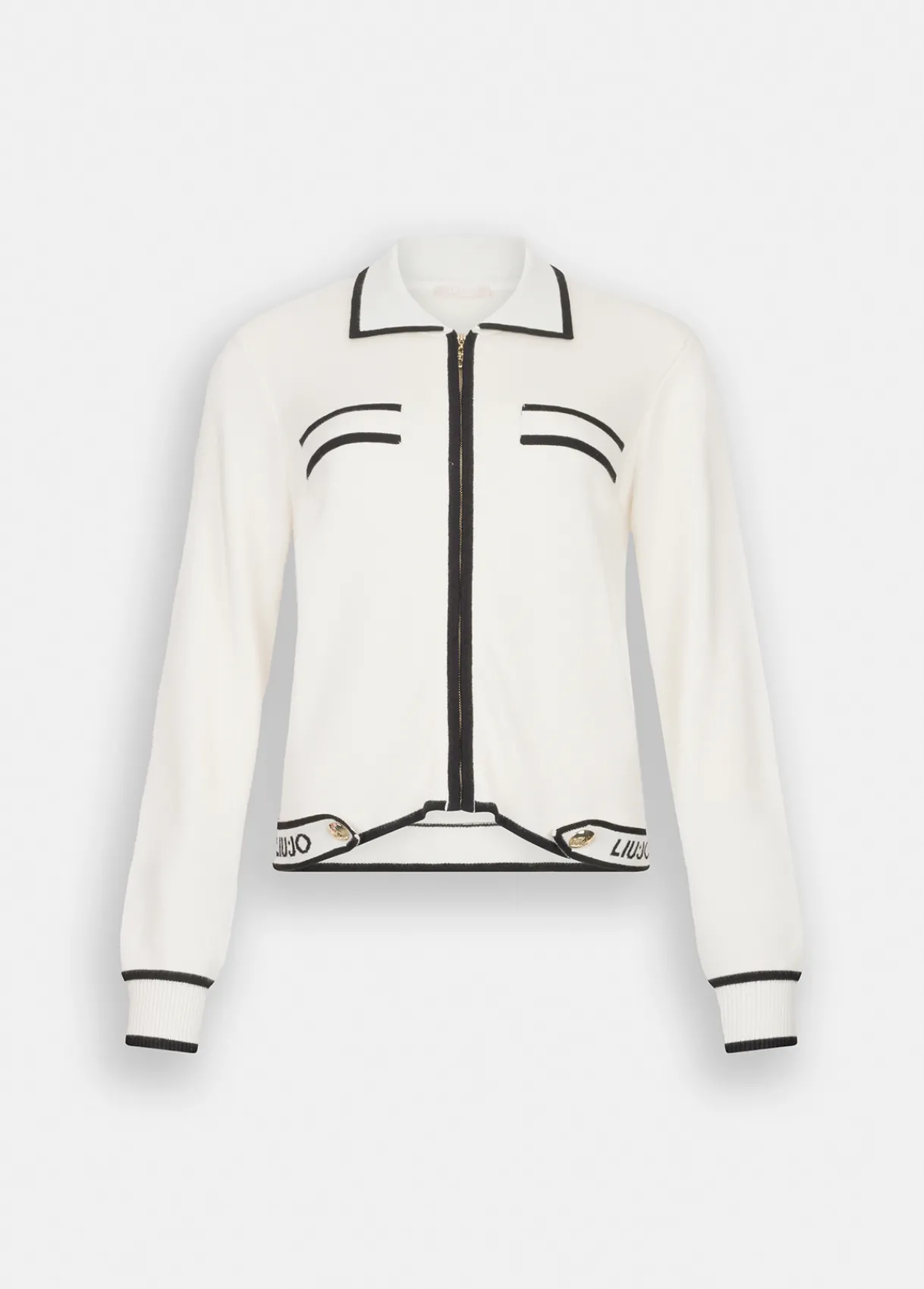 Liu Jo Cardigan long avec zip|Femme Vêtements De Sport|Mailles