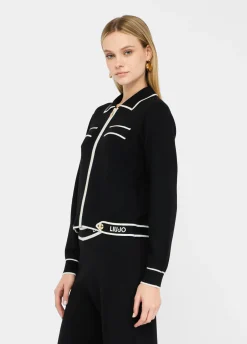 Liu Jo Cardigan long avec zip|Femme Vêtements De Sport|Mailles