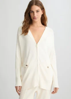 Liu Jo Cardigan long avec zip|Femme Mailles