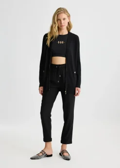 Liu Jo Cardigan long avec zip|Femme Vêtements De Sport|Mailles
