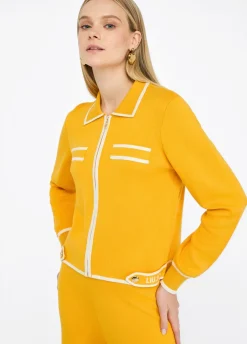 Liu Jo Cardigan long avec zip|Femme Vêtements De Sport|Mailles