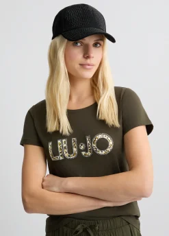 Liu Jo Casquette de baseball avec strass|Femme Bonnets