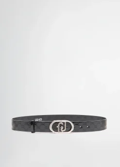 Liu Jo Ceinture en cuir avec logo|Femme Ceintures