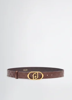 Liu Jo Ceinture en cuir avec logo|Femme Ceintures
