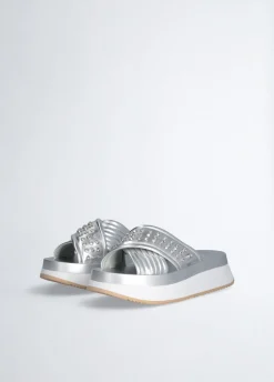 Liu Jo Chaussons compensés avec clous|Femme Mocassins