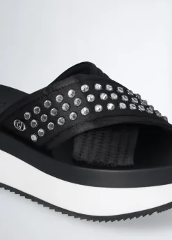 Liu Jo Chaussons compensés avec clous|Femme Mocassins
