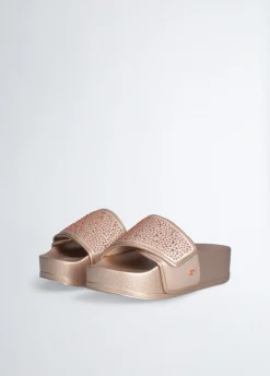 Liu Jo Chaussons compensés avec strass|Femme Mocassins