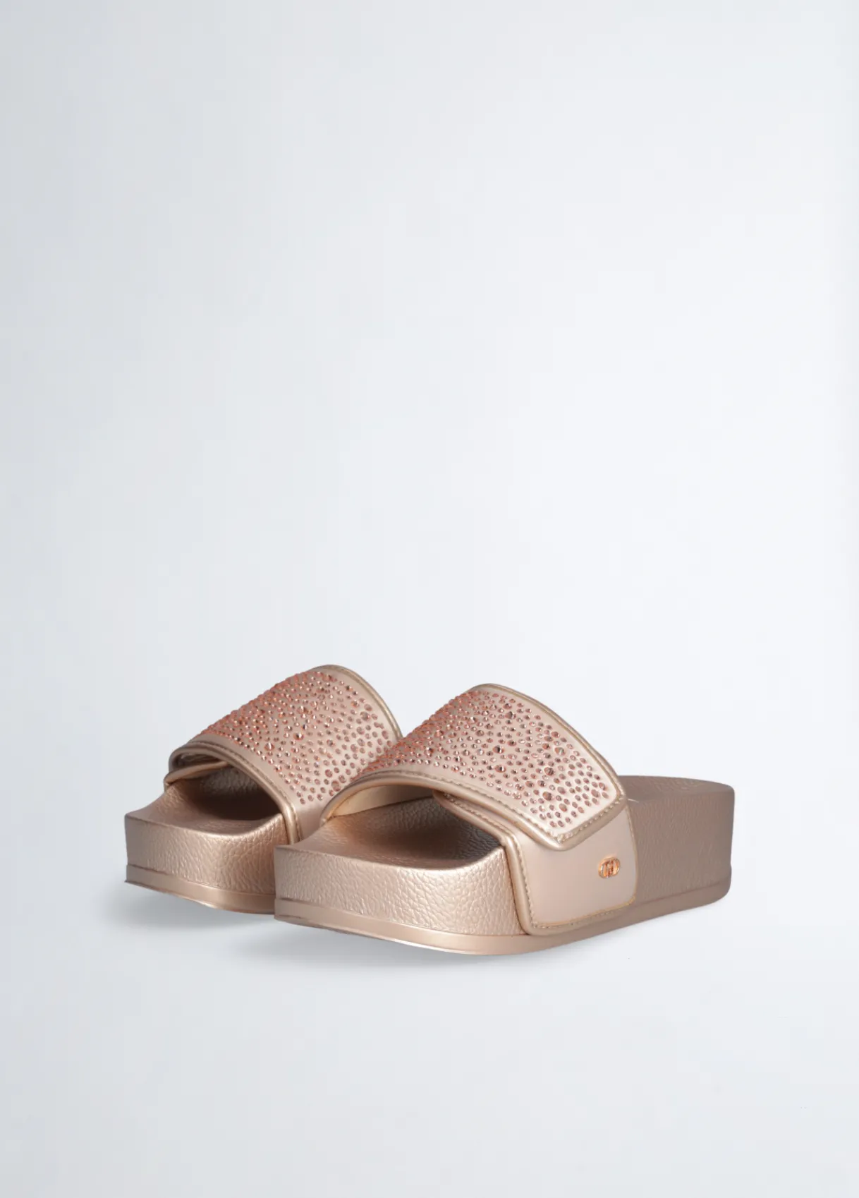 Liu Jo Chaussons compensés avec strass|Femme Mocassins