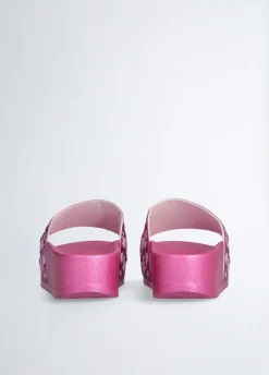 Liu Jo Chaussons compensés effet lamé|Femme Mocassins