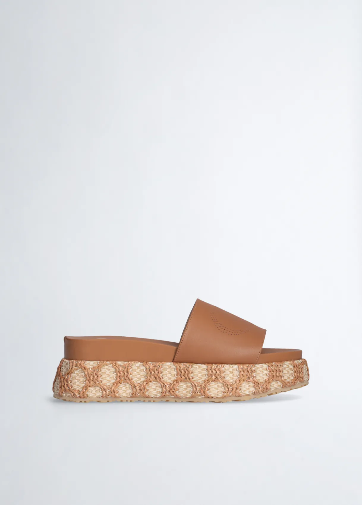 Liu Jo Chaussons compensés en raphia|Femme Mocassins