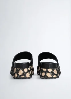 Liu Jo Chaussons compensés en raphia|Femme Mocassins