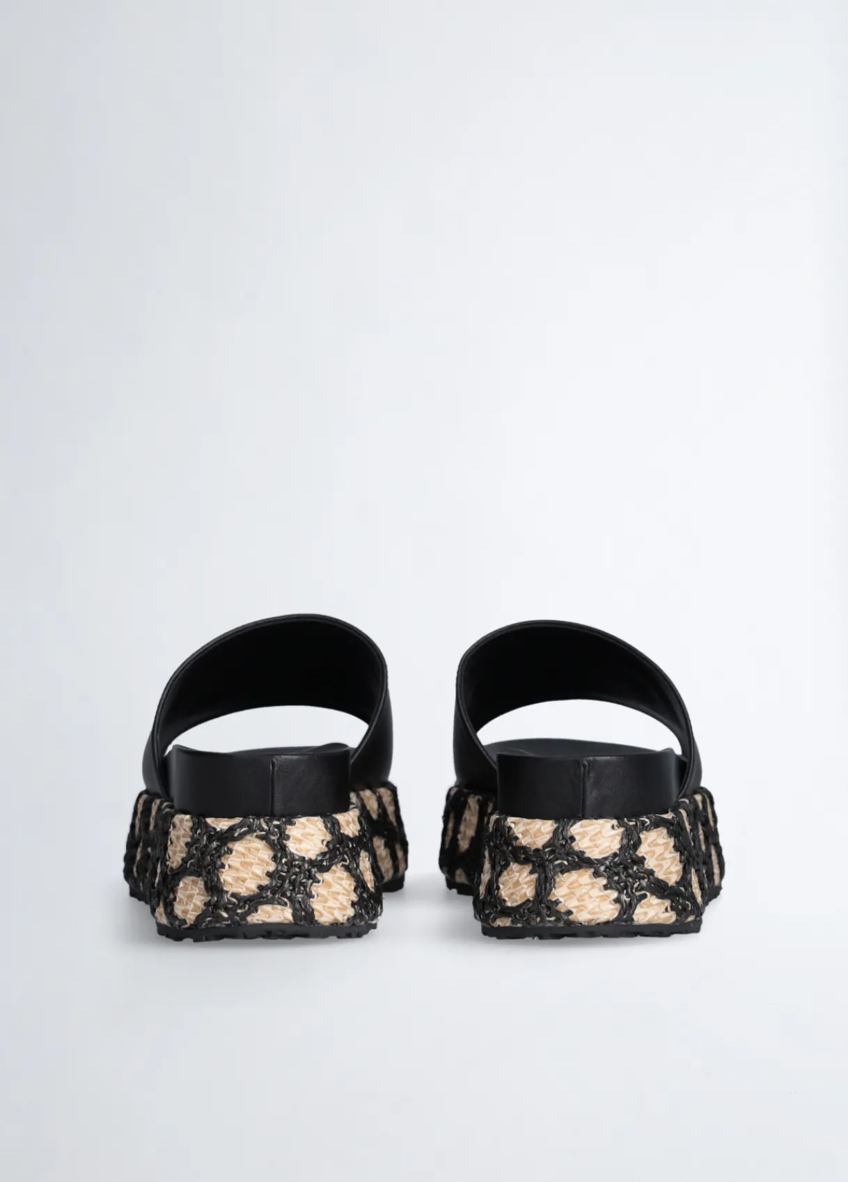 Liu Jo Chaussons compensés en raphia|Femme Mocassins