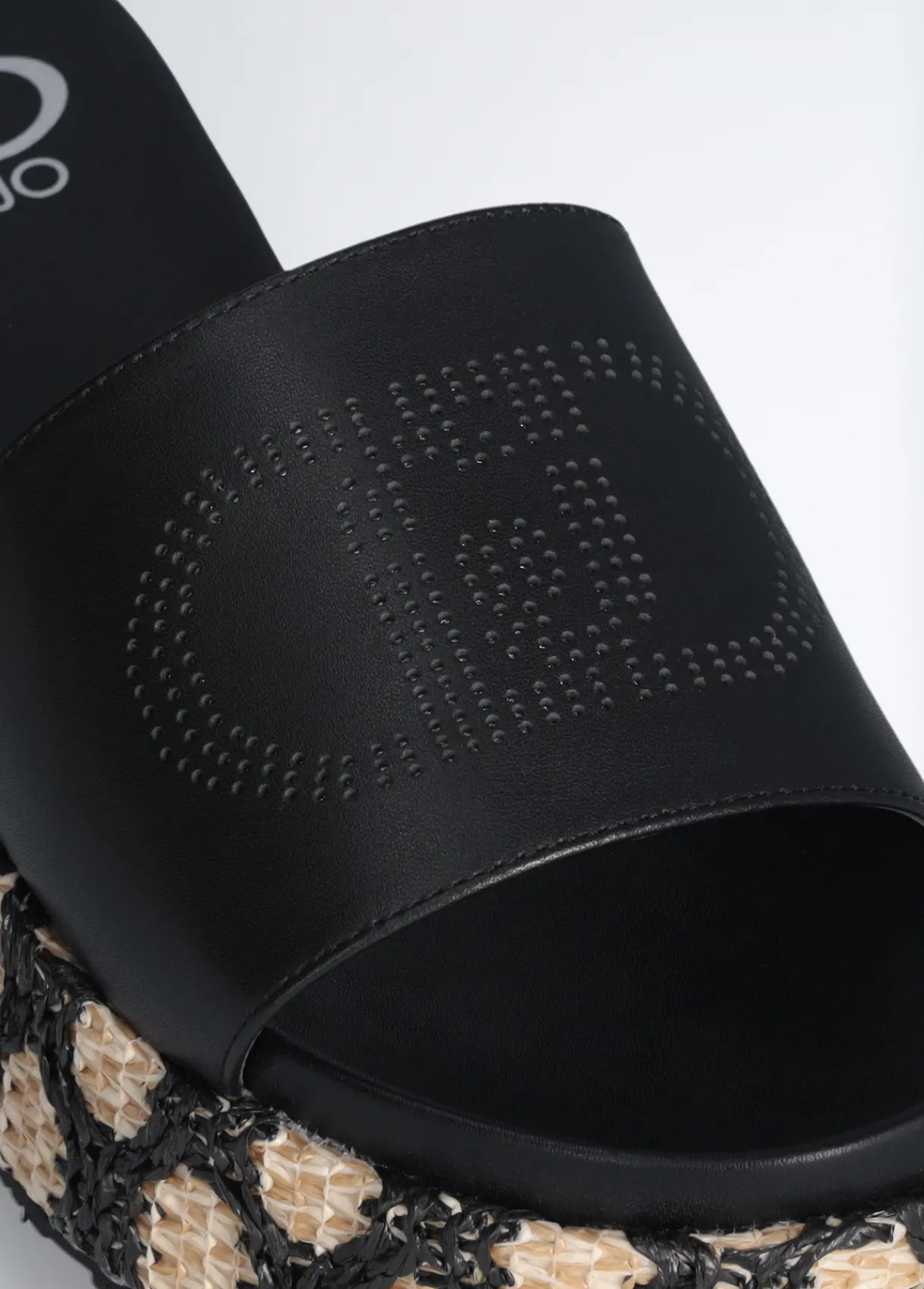 Liu Jo Chaussons compensés en raphia|Femme Mocassins