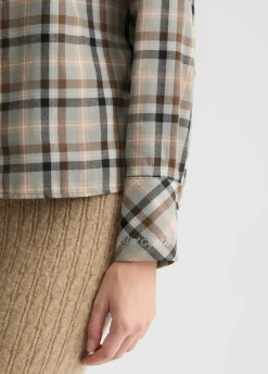 Liu Jo Chemise à carreaux avec broderies bijoux|Femme Chemises Et Blouses