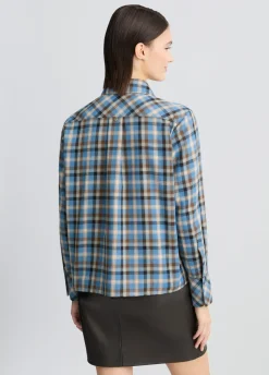 Liu Jo Chemise à carreaux avec broderies bijoux|Femme Chemises Et Blouses