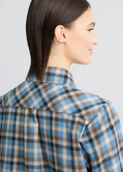 Liu Jo Chemise à carreaux avec broderies bijoux|Femme Chemises Et Blouses