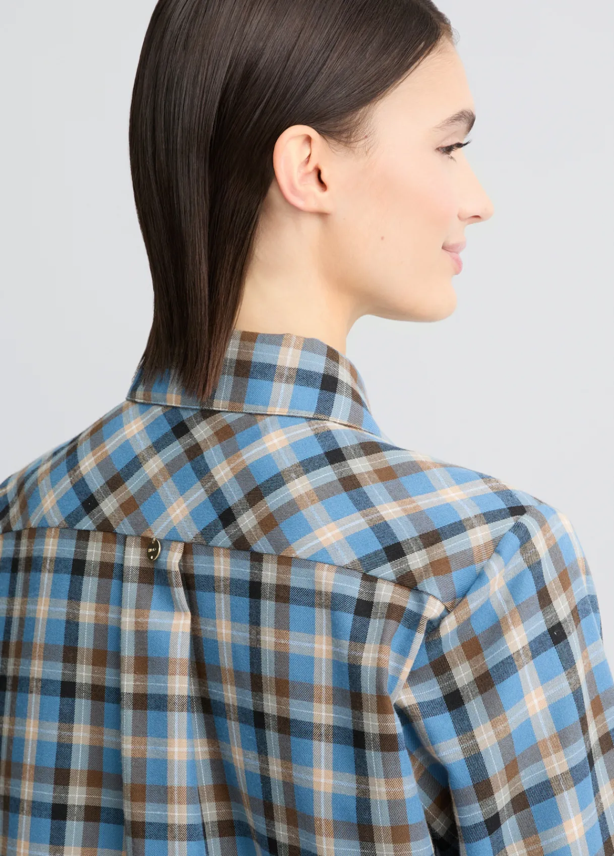 Liu Jo Chemise à carreaux avec broderies bijoux|Femme Chemises Et Blouses