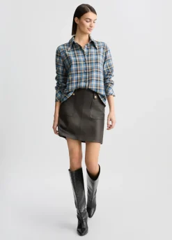 Liu Jo Chemise à carreaux avec broderies bijoux|Femme Chemises Et Blouses
