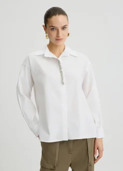 Liu Jo Chemise avec détails bijoux|Femme Chemises Et Blouses