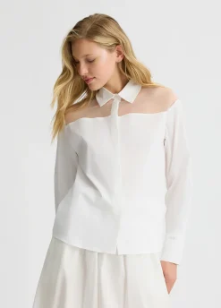 Liu Jo Chemise avec inserts en organza|Femme Chemises Et Blouses
