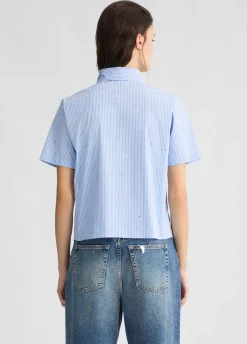 Liu Jo Chemise boxy à rayures|Femme Chemises Et Blouses