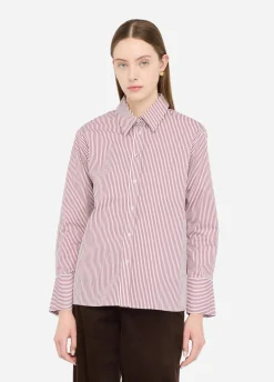 Liu Jo Chemise en coton à rayures avec top|Femme Chemises Et Blouses