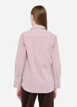 Liu Jo Chemise en coton à rayures avec top|Femme Chemises Et Blouses