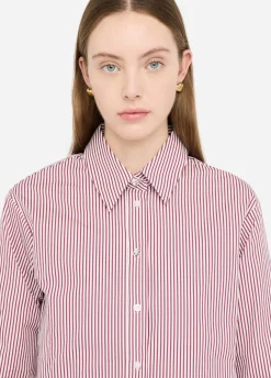 Liu Jo Chemise en coton à rayures avec top|Femme Chemises Et Blouses
