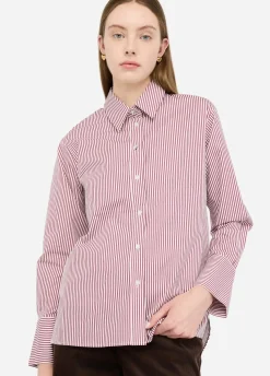 Liu Jo Chemise en coton à rayures avec top|Femme Chemises Et Blouses