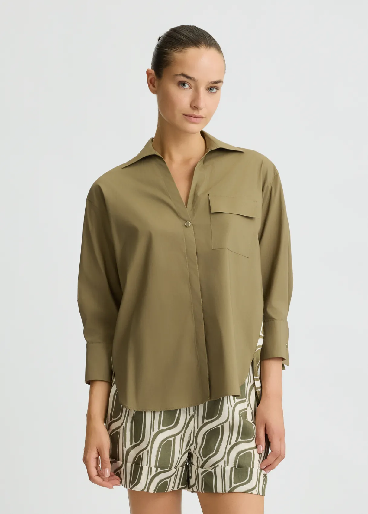 Liu Jo Chemise en coton avec imprimé|Femme Chemises Et Blouses
