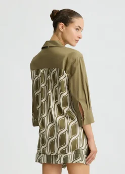 Liu Jo Chemise en coton avec imprimé|Femme Chemises Et Blouses