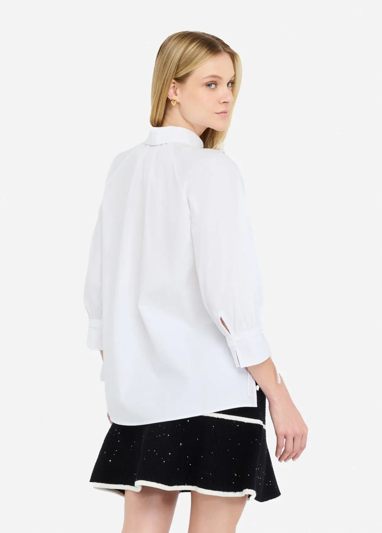 Liu Jo Chemise en coton avec lacets|Femme Chemises Et Blouses
