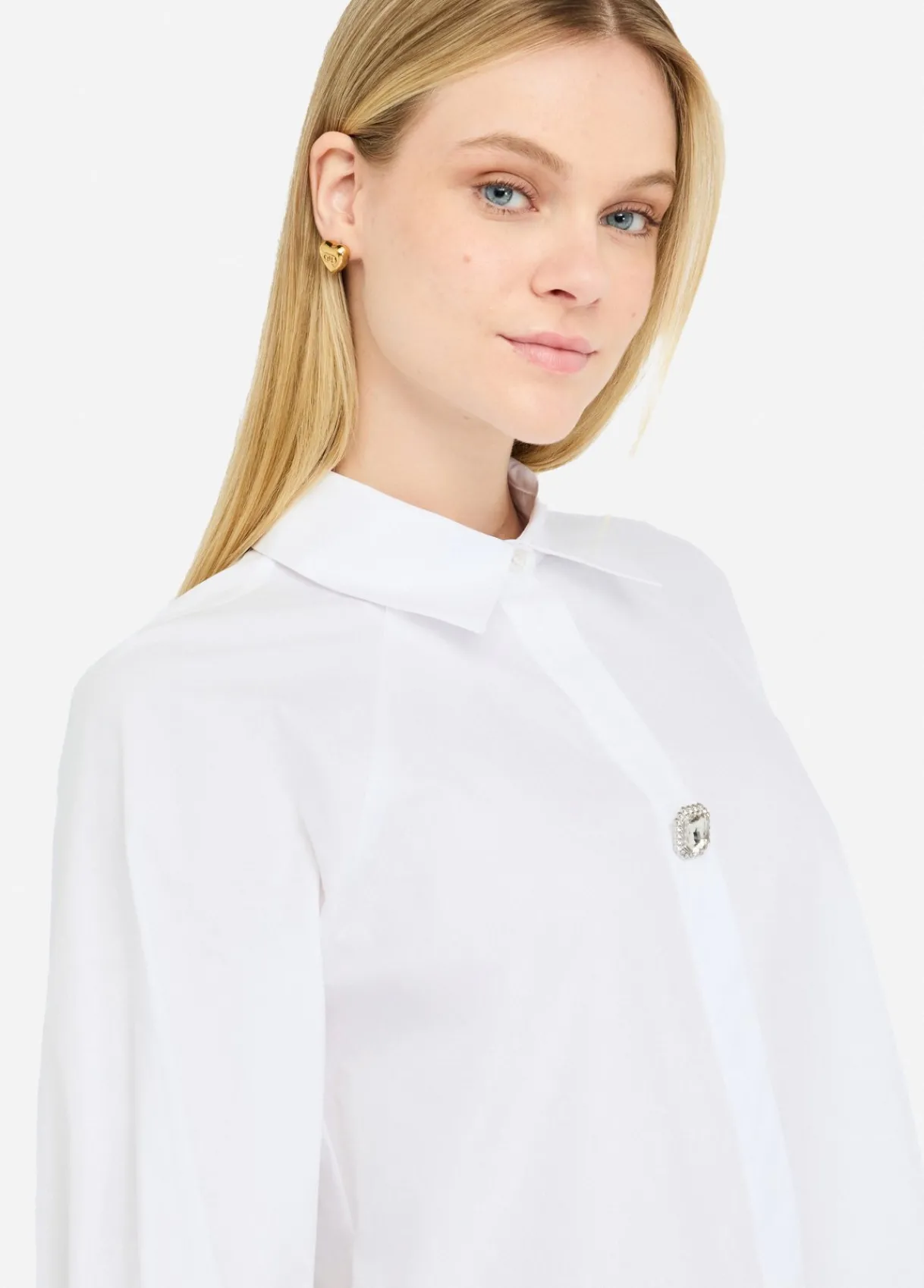 Liu Jo Chemise en coton avec lacets|Femme Chemises Et Blouses