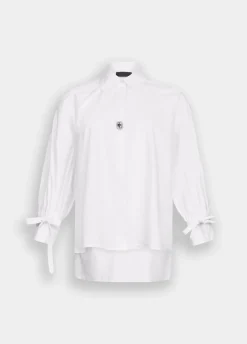 Liu Jo Chemise en coton avec lacets|Femme Chemises Et Blouses
