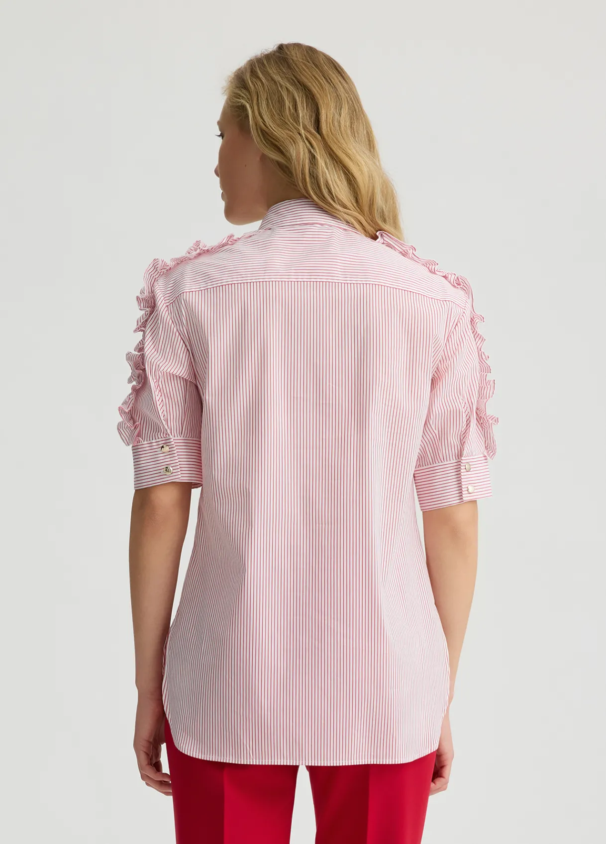 Liu Jo Chemise en coton avec rayures|Femme Chemises Et Blouses
