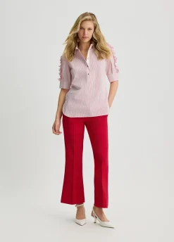 Liu Jo Chemise en coton avec rayures|Femme Chemises Et Blouses