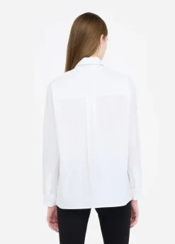 Liu Jo Chemise en coton avec strass|Femme Chemises Et Blouses
