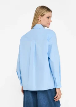 Liu Jo Chemise en coton avec strass|Femme Chemises Et Blouses