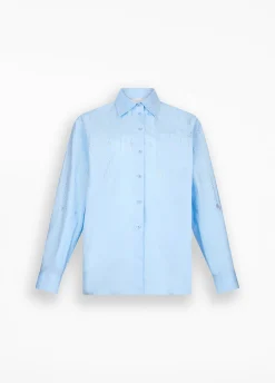 Liu Jo Chemise en coton avec strass|Femme Chemises Et Blouses